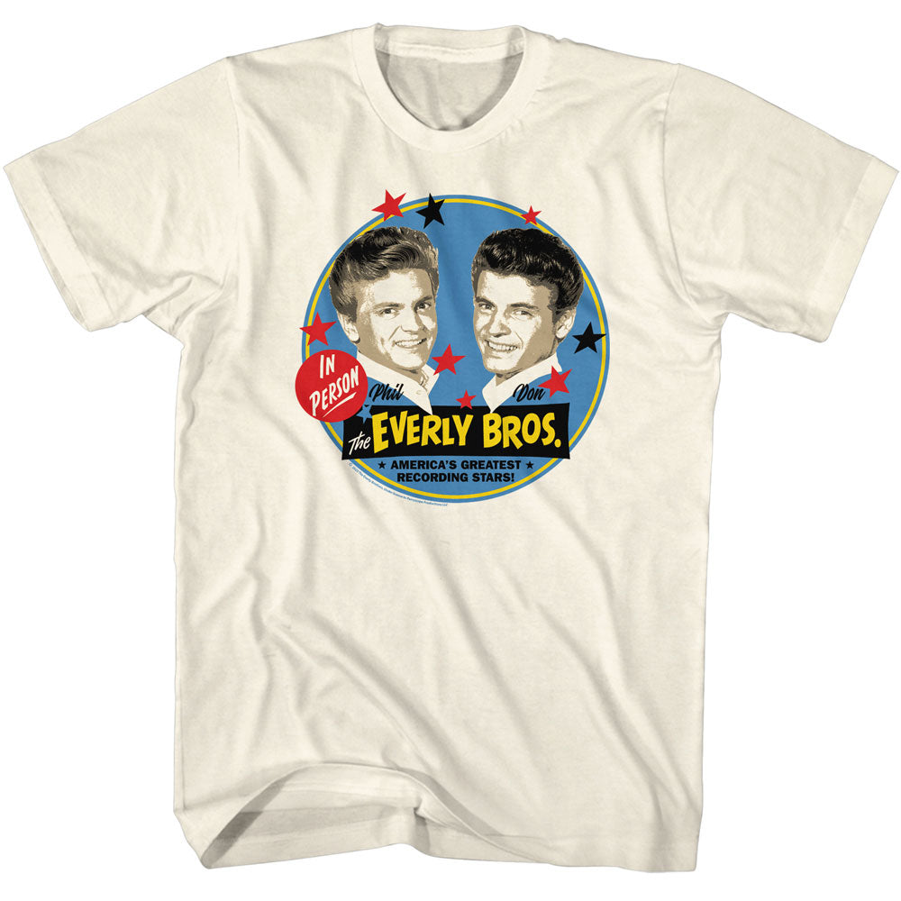 Everly Brothers Star Circles T-Shirt