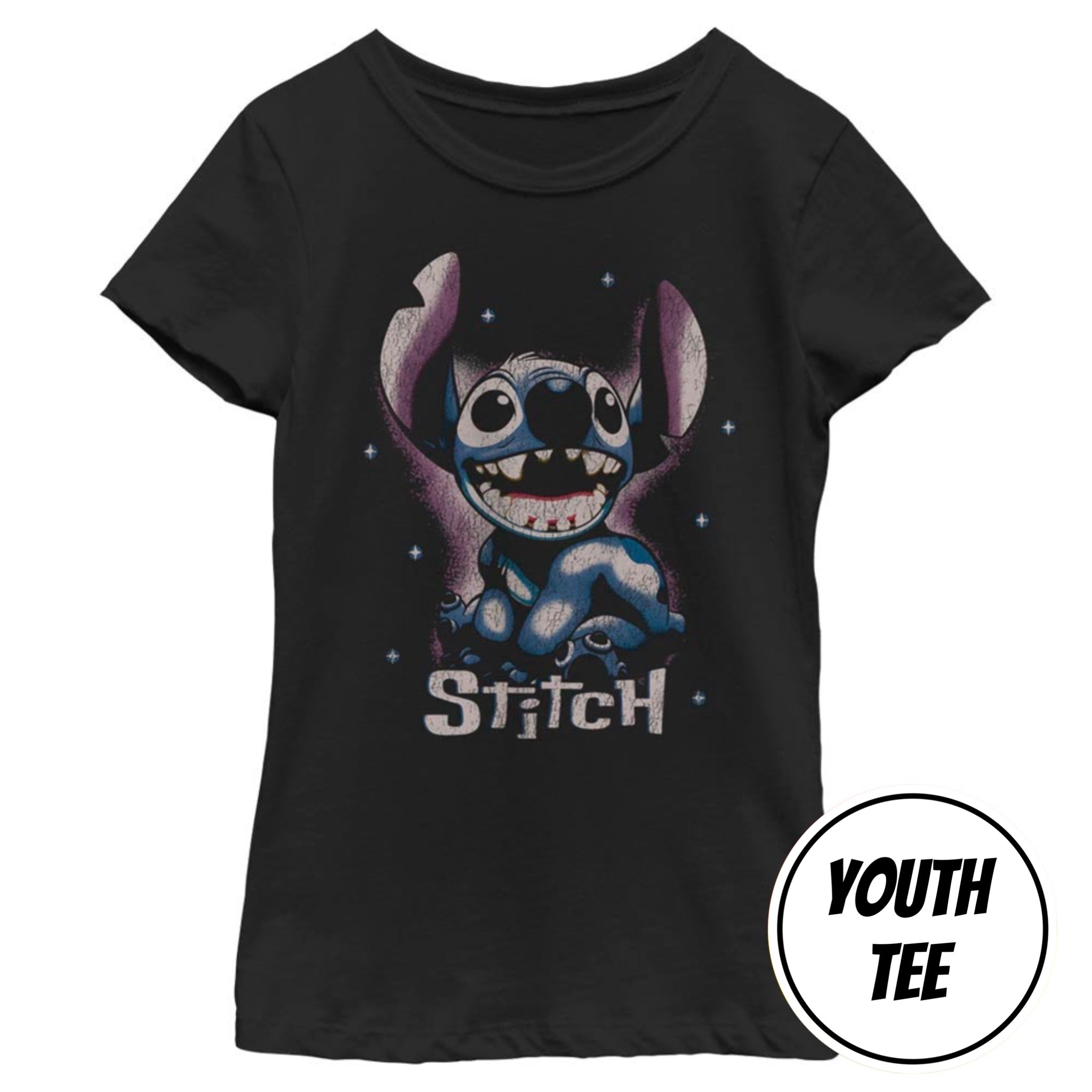 Girl's Disney Dark Stitch T-Shirt