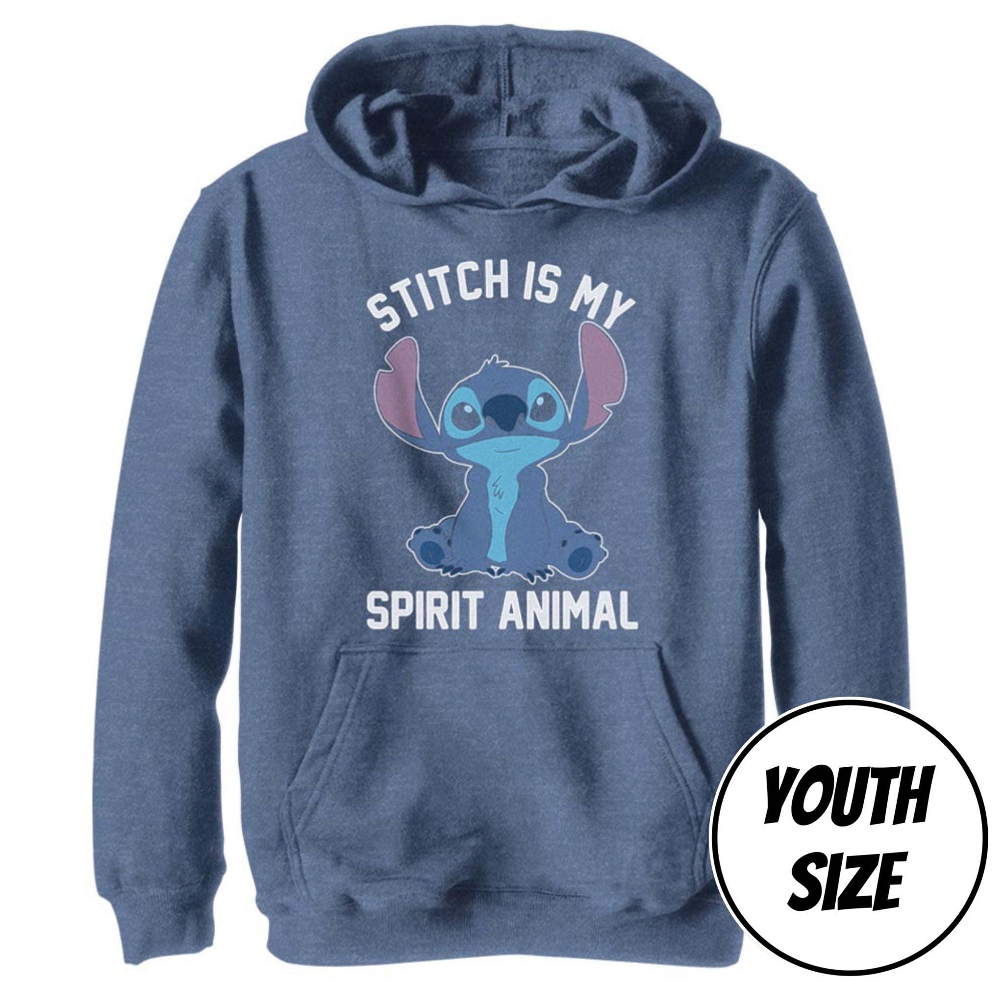 Boy's Disney Stitch Spirit Animal Pullover Hoodie