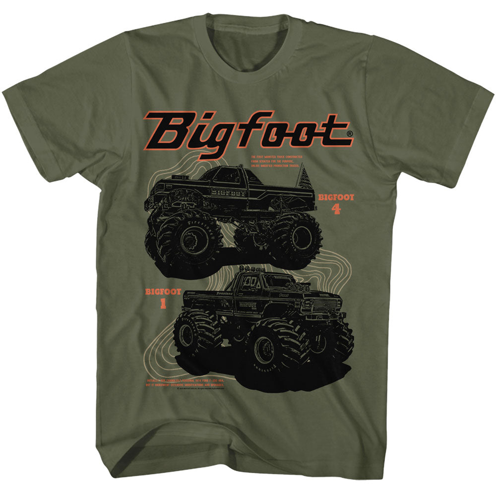 Bigfoot 1 and 4 T-Shirt