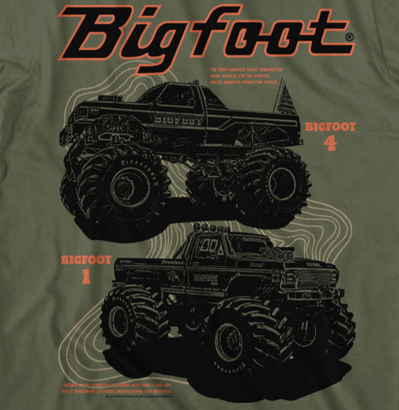Bigfoot 1 and 4 T-Shirt