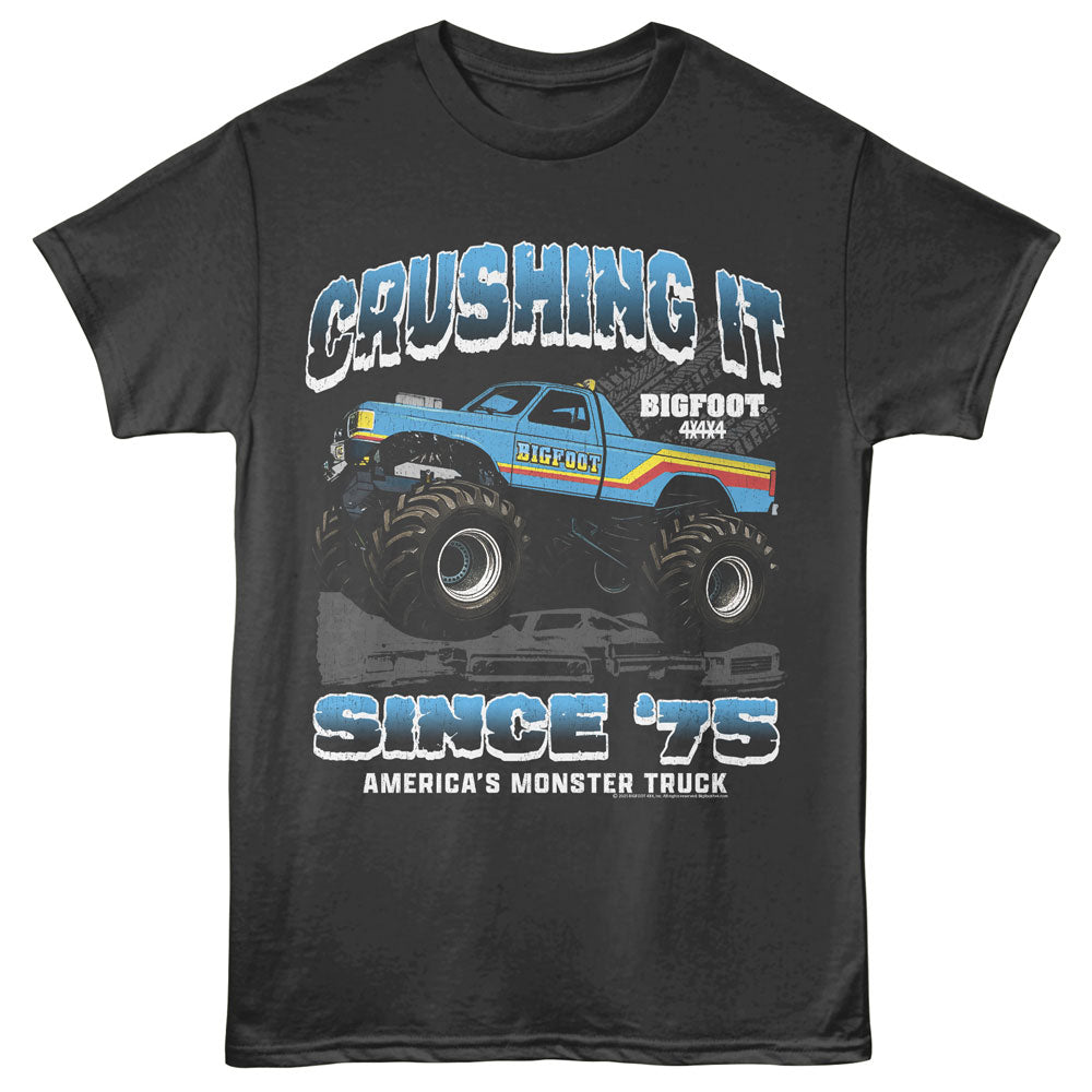 Bigfoot Crushing It 75 T-Shirt