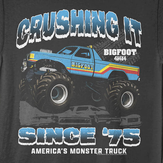 Bigfoot Crushing It 75 T-Shirt