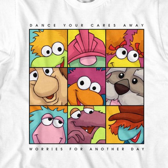 Fraggle Rock 9 Character Dance T-Shirt