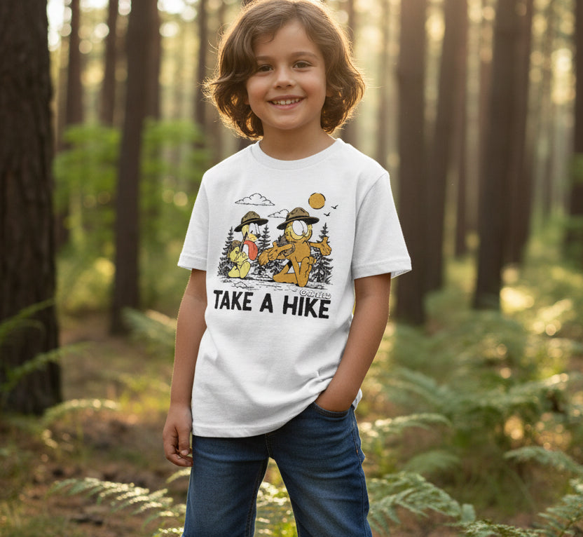 Youth Garfield Take a Hike T-Shirt