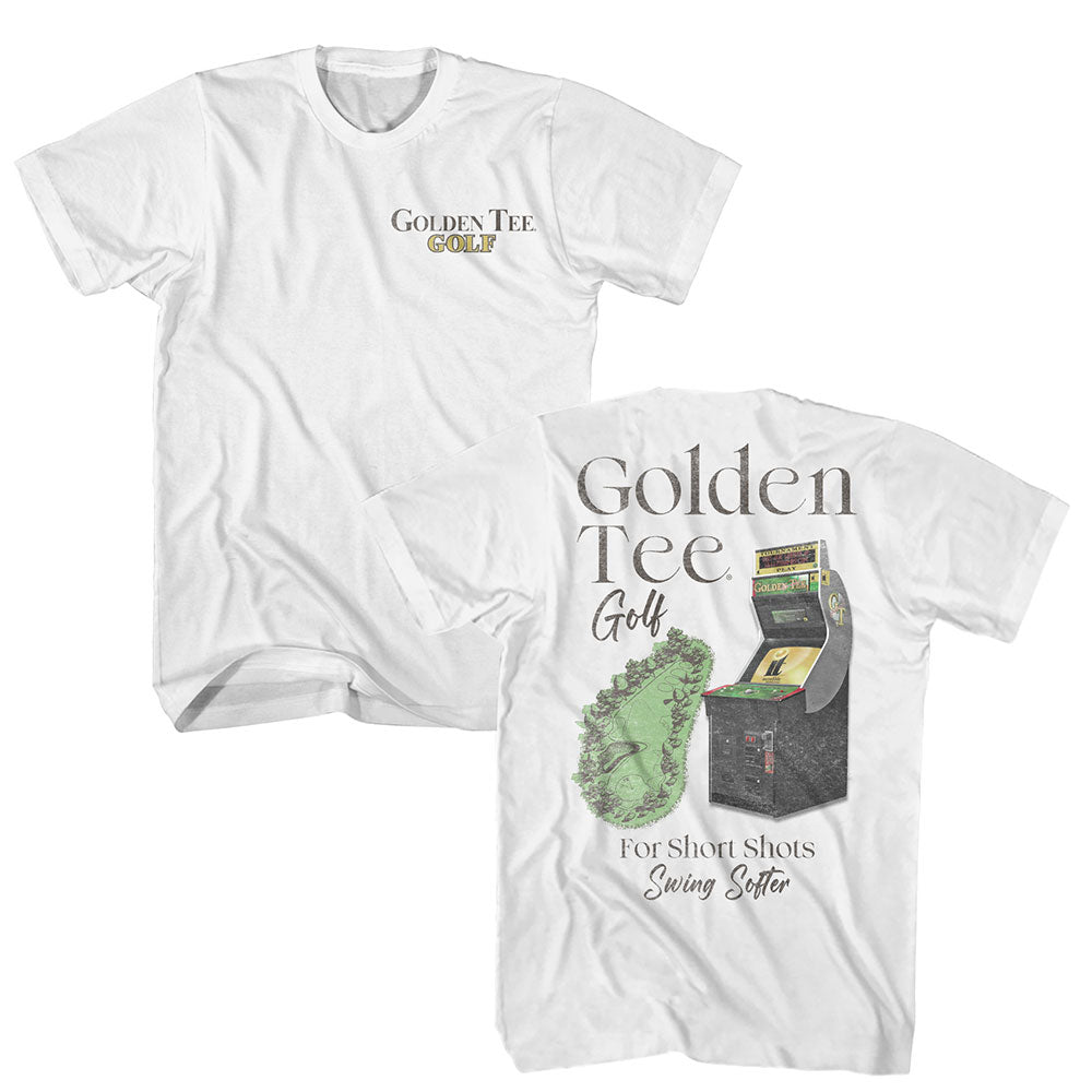 Golden Tee Cabinet and Golf Course T-Shirt