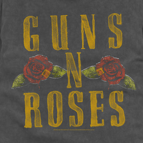 Guns N Roses Logo and Roses Comfort Colors T-Shirt
