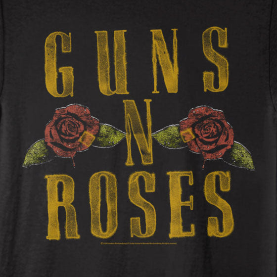 Guns N Roses Logo and Roses T-Shirt