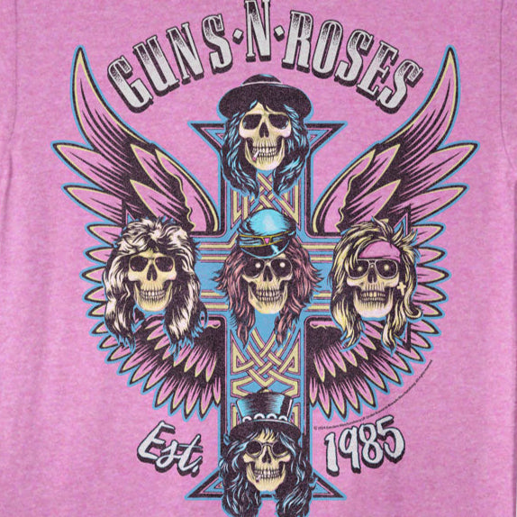 Guns N Roses Winged Crosses T-Shirt