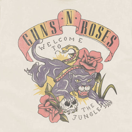 Guns N Roses Tattoo Style and Jungle Comfort Colors T-Shirt
