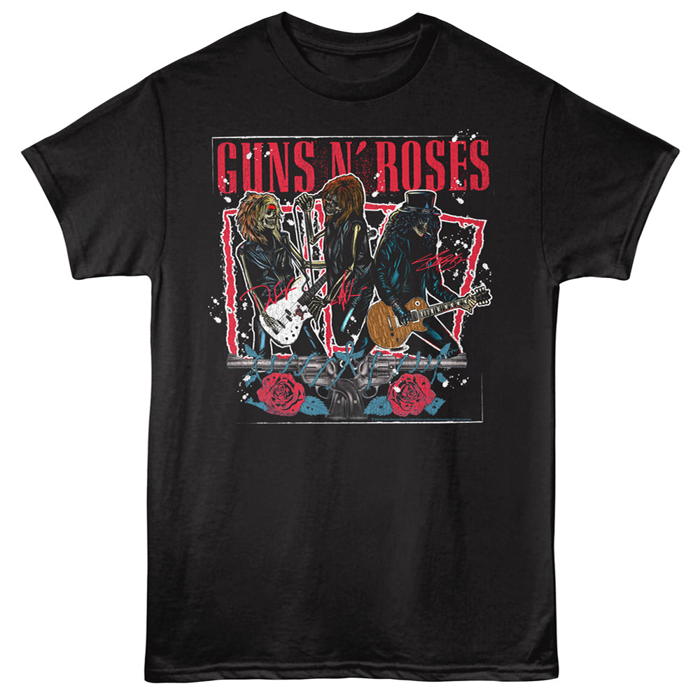 Guns N Roses Skeleton Band T-Shirt