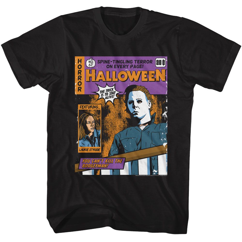Halloween Comic Cover T-Shirt | Blue Culture Tees