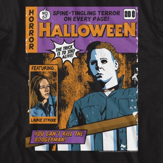 Halloween Comic Cover T-Shirt | Blue Culture Tees