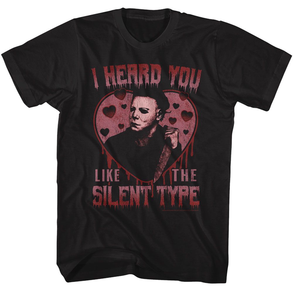 Halloween Silent Type T-Shirt | Blue Culture Tees