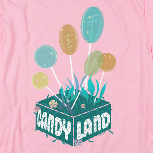 Candy Land Isometric Lollipop Block T-Shirt
