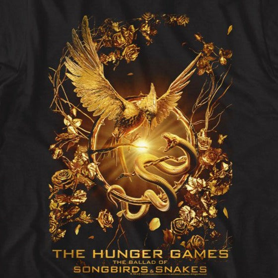 Hunger Games Songbird Snakes Poster T-Shirt