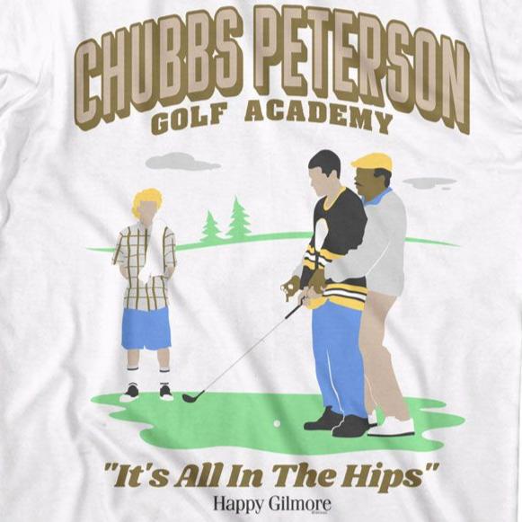 Happy Gilmore Chubbs Golf Academy T-Shirt | Blue Culture Tees