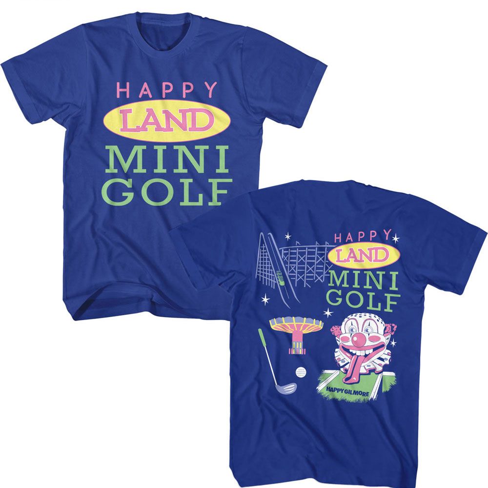 Happy Gilmore Happy Land Mini Golf T-Shirt | Blue Culture Tees
