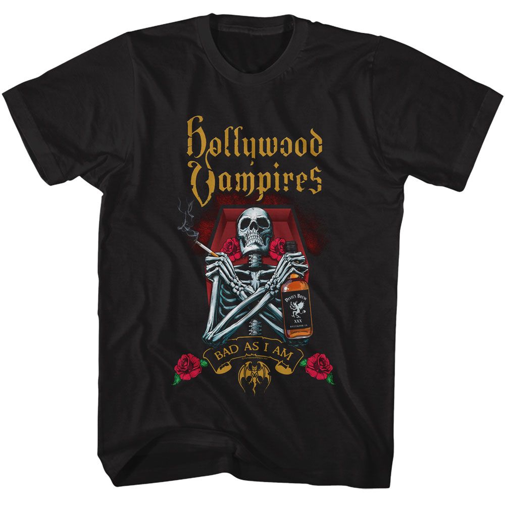 Hollywood Vampires Bad as I Am T-Shirt | Blue Culture Tees
