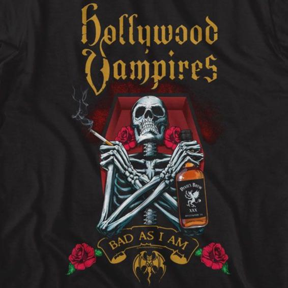 Hollywood Vampires Bad as I Am T-Shirt | Blue Culture Tees