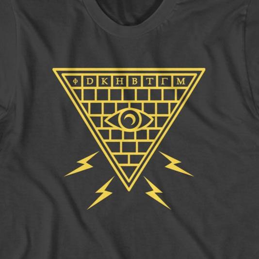 Idkhow Pyramid Lightning T-Shirt | Blue Culture Tees