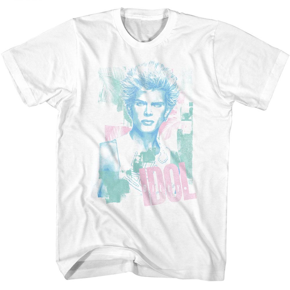 Billy Idol Pastel Billy T-Shirt | Blue Culture Tees