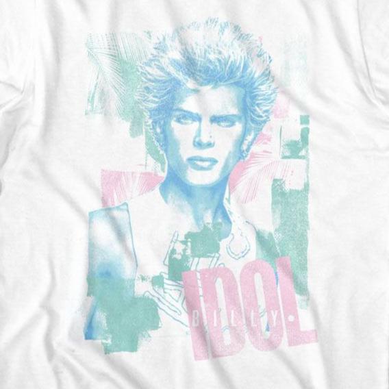 Billy Idol Pastel Billy T-Shirt | Blue Culture Tees