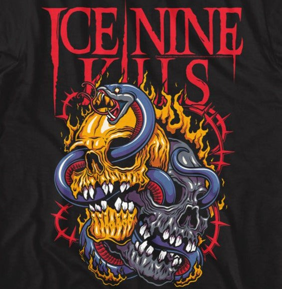Ice Nine Kills Snake Skulls T-Shirt