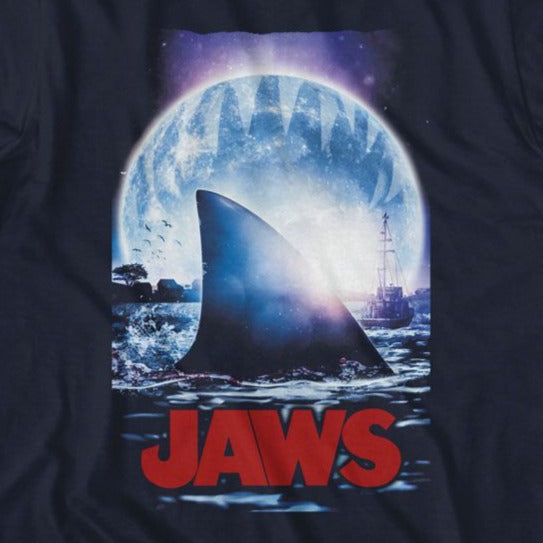 Jaws Moonlight Shark Fin T-Shirt