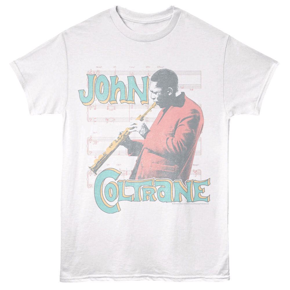 John Coltrane Pastel Playing T-Shirt