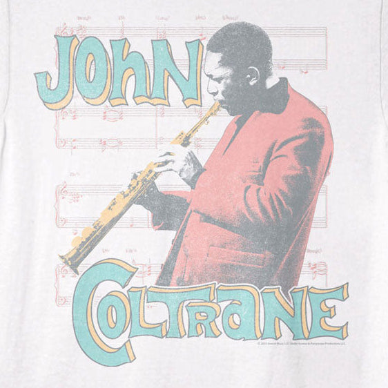 John Coltrane Pastel Playing T-Shirt