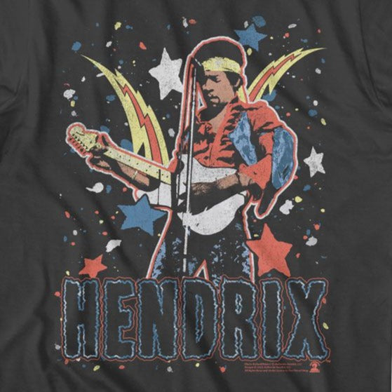 Jimi Hendrix Star Bursts T-Shirt