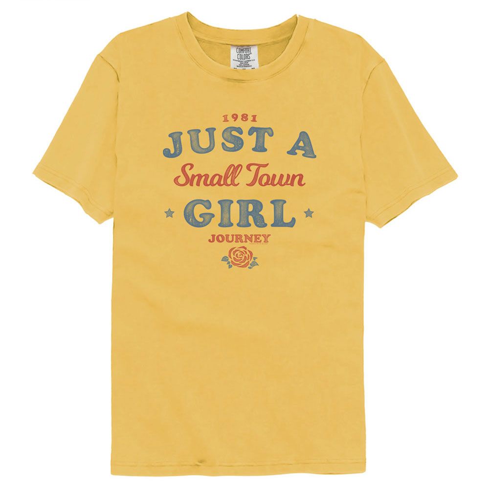 Journey Small Town Girl Comfort Colors T-Shirt | Blue Culture Tees