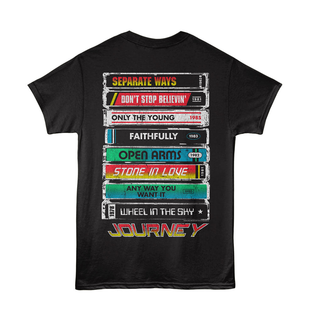 Journey Song Cassettes F B T-Shirt