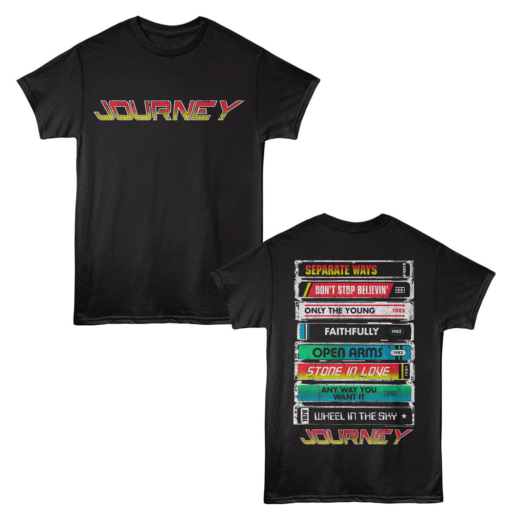 Journey Song Cassettes F B T-Shirt