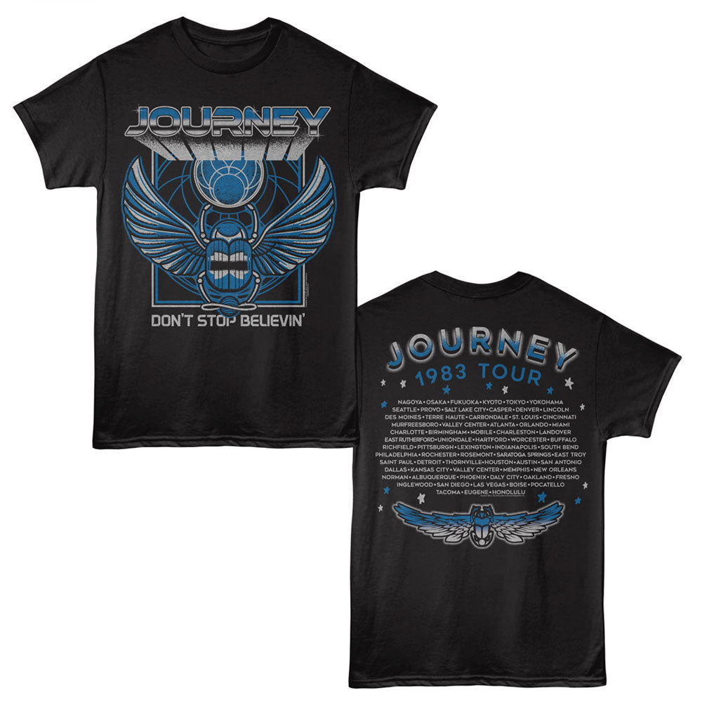 Journey 3D Text Scarab F B T-Shirt