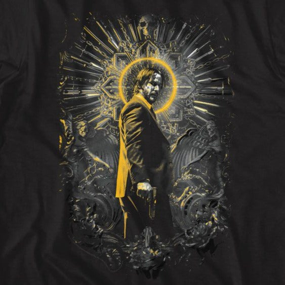 John Wick Golden Highlights Halo T-Shirt