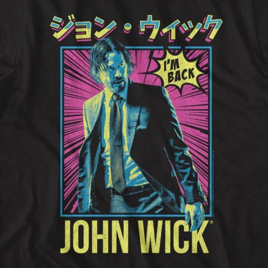 John Wick Neon Manga T-Shirt