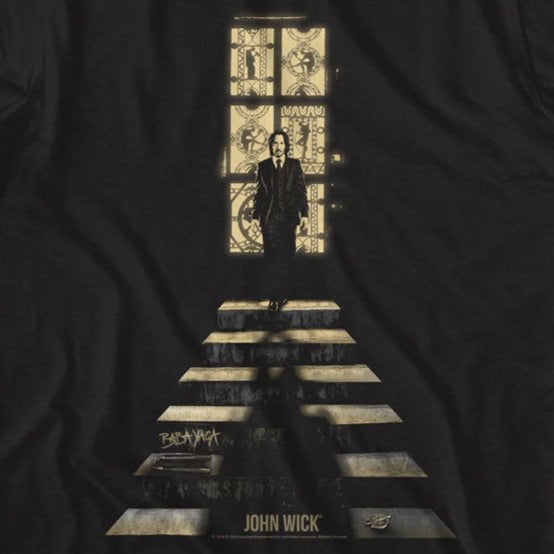 John Wick Stain Glass Window T-Shirt