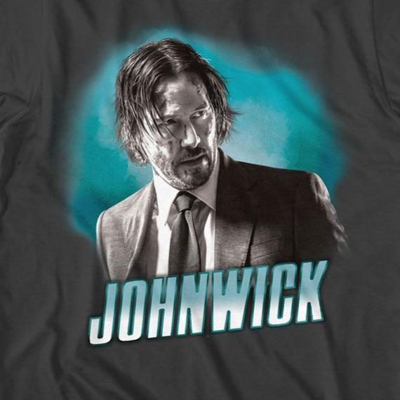 John Wick Cloudy T-Shirt | Blue Culture Tees