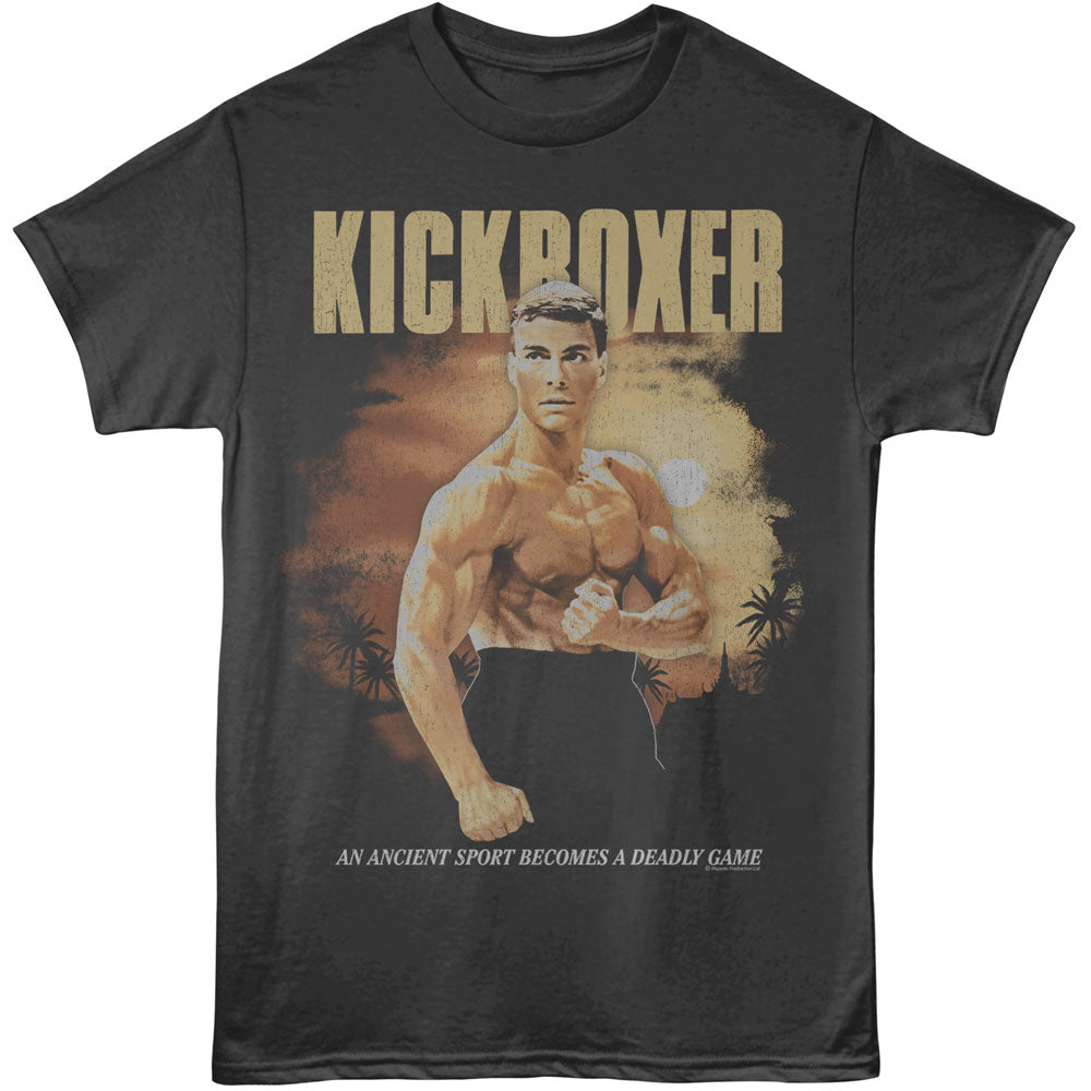 Kickboxer Sunset Background T-Shirt