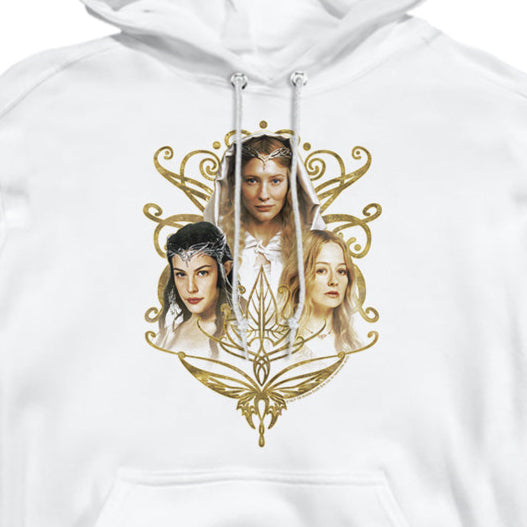 Lord of the Rings Women of Middle Earth Pullover Hoodie | Blue Culture Tees
