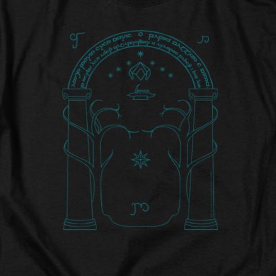 The Lord of the Rings Doors of Durin T-Shirt | Blue Culture Tees