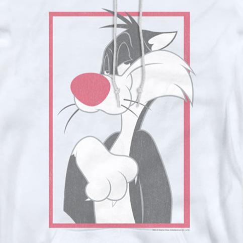 Looney Tunes Sylvester Pullover Hoodie | Blue Culture Tees