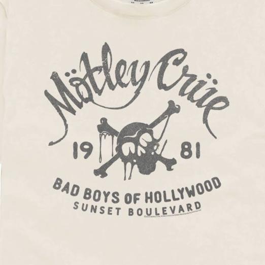 Motley Crue Bad Boys 1981 Comfort Colors T-Shirt | Blue Culture Tees