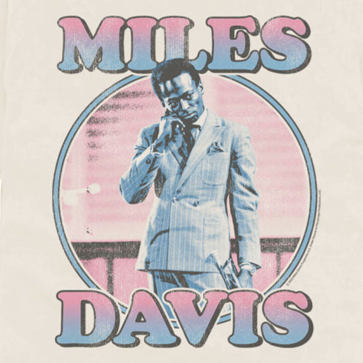 Miles Davis Pastel Gradients Comfort Colors T-Shirt