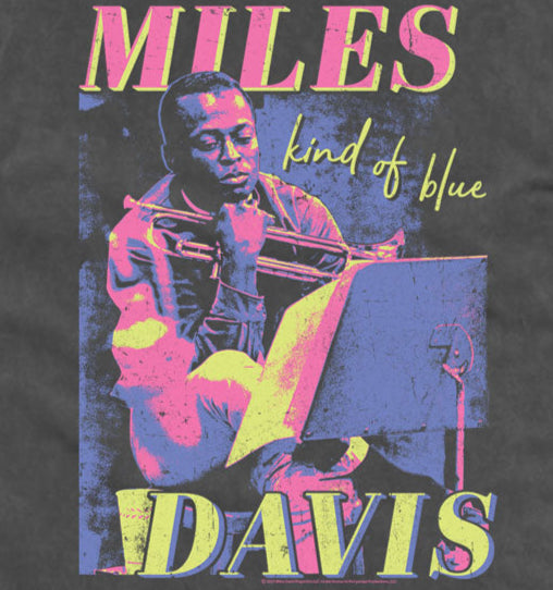 Miles Davis Vibrant Color Comfort Colors T-Shirt