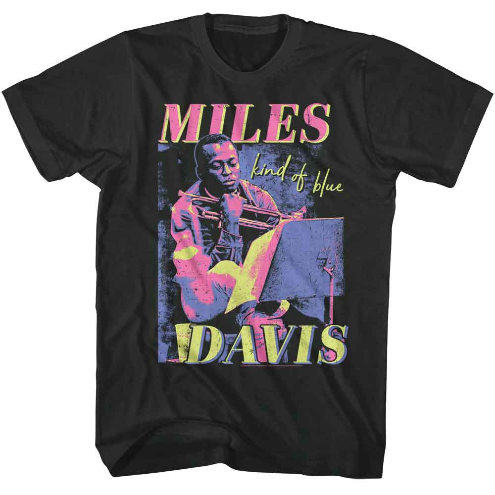 Miles Davis Vibrant Tricolor T-Shirt