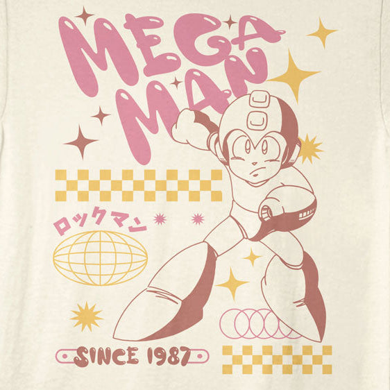Mega Man Bubble Letters T-Shirt