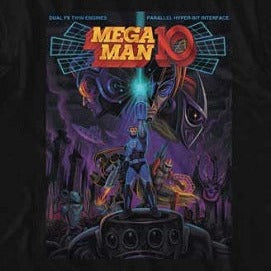 Mega Man Mega Man 10 T-Shirt - Blue Culture Tees